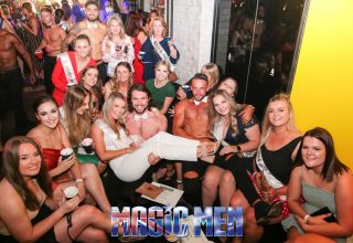 Magic Men Hens Party with topless waiters